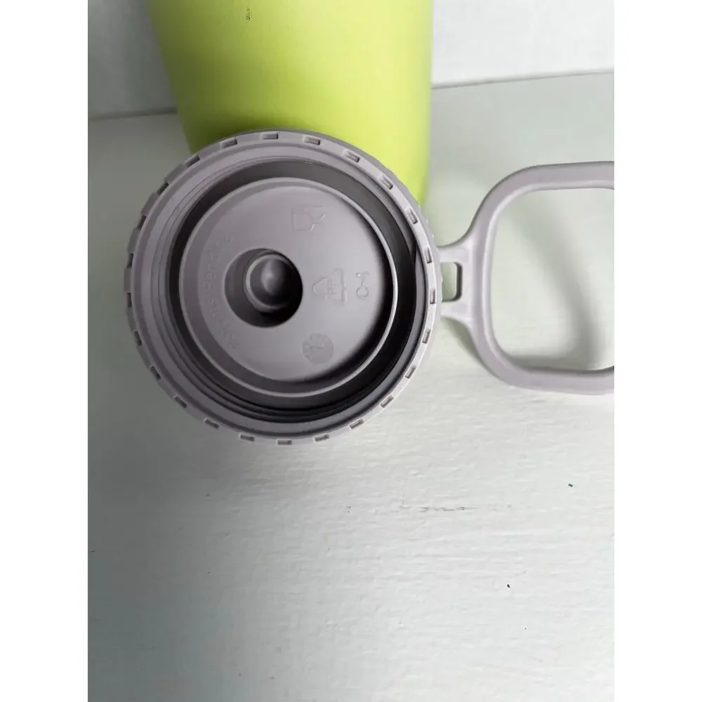 Lululemon 24 oz back to life water bottle , metal , yellow and gray ombre color
